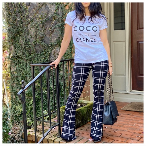 ✨LAST ONE✨Fabulous checkered wide bell flare pants - Picture 2 of 7